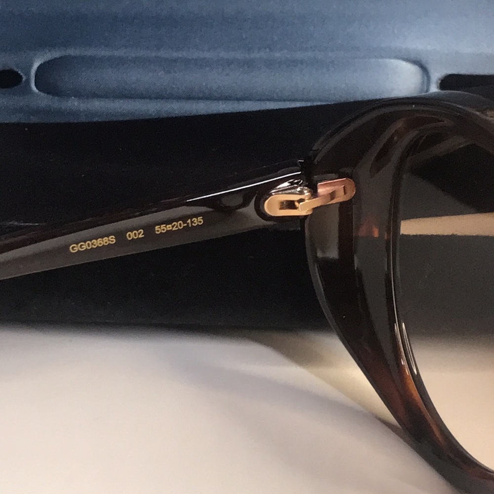 New Authentic Gucci Brown Sunglasses GG0368s 002 - Picture 10 of 13